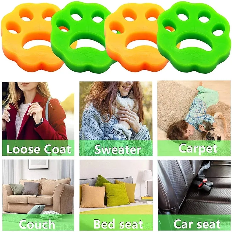 2PCs Reusable Pet Hair Remover Lint Catcher for Laundry