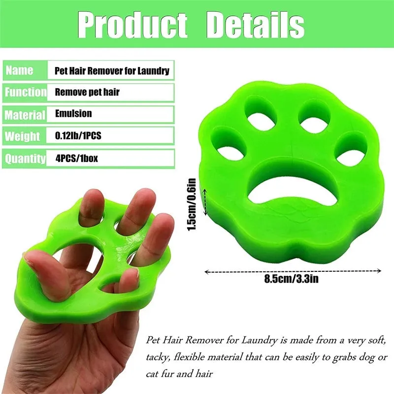 2PCs Reusable Pet Hair Remover Lint Catcher for Laundry