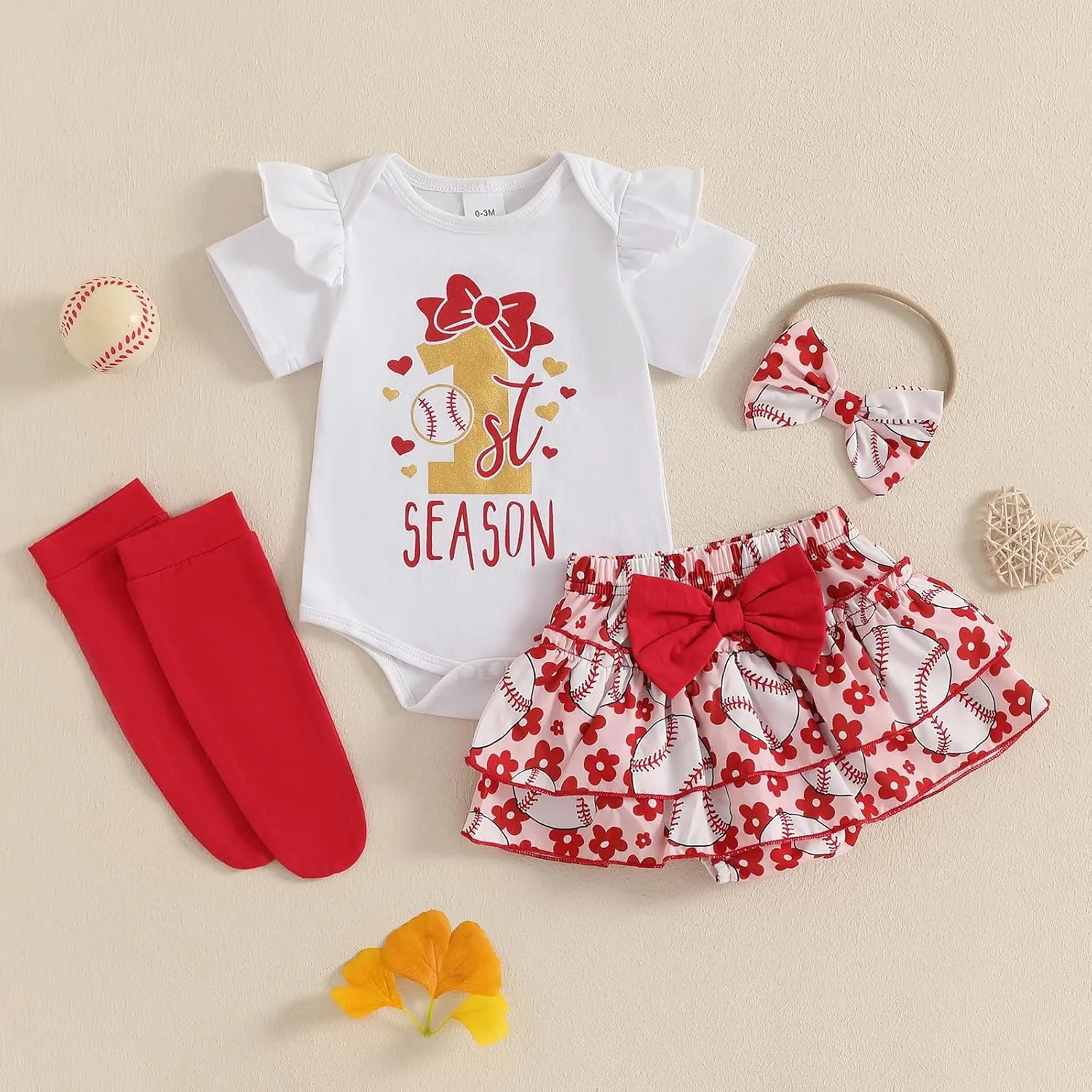 BeQeuewll Newborn Baby Girls Clothes Summer Daddys Girl Outfit Ruffle Romper Bow Tutu Shorts Heaband 3Pcs Girl Outfits