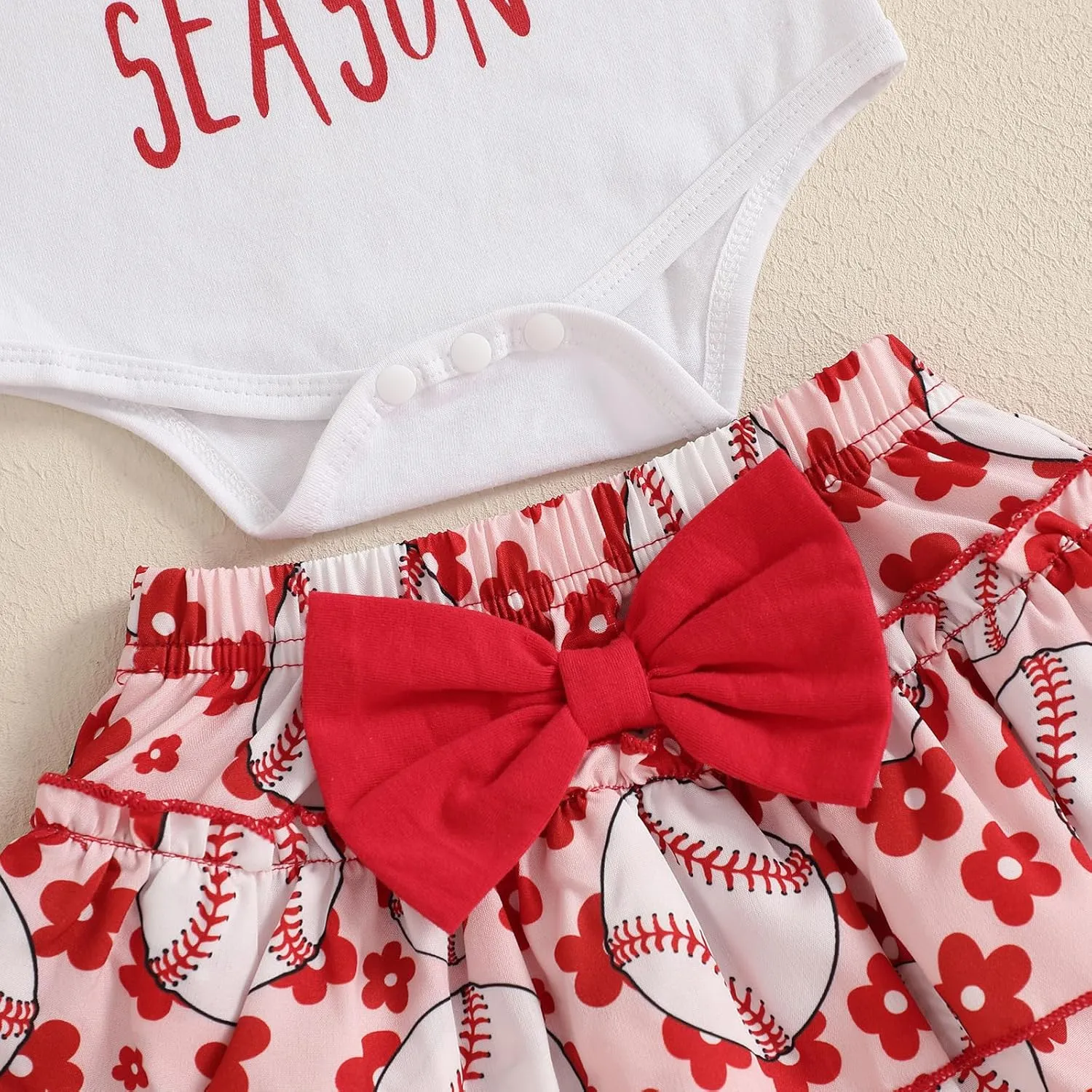 BeQeuewll Newborn Baby Girls Clothes Summer Daddys Girl Outfit Ruffle Romper Bow Tutu Shorts Heaband 3Pcs Girl Outfits