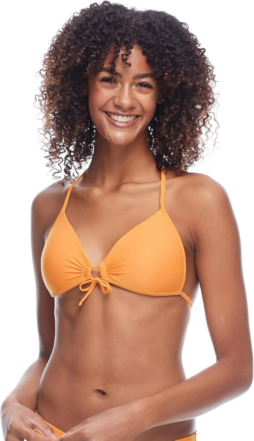 Body Glove Women's Smoothies Baby Love Solid Molded Cup Push Up Triangle Bikini Top Swimsuit