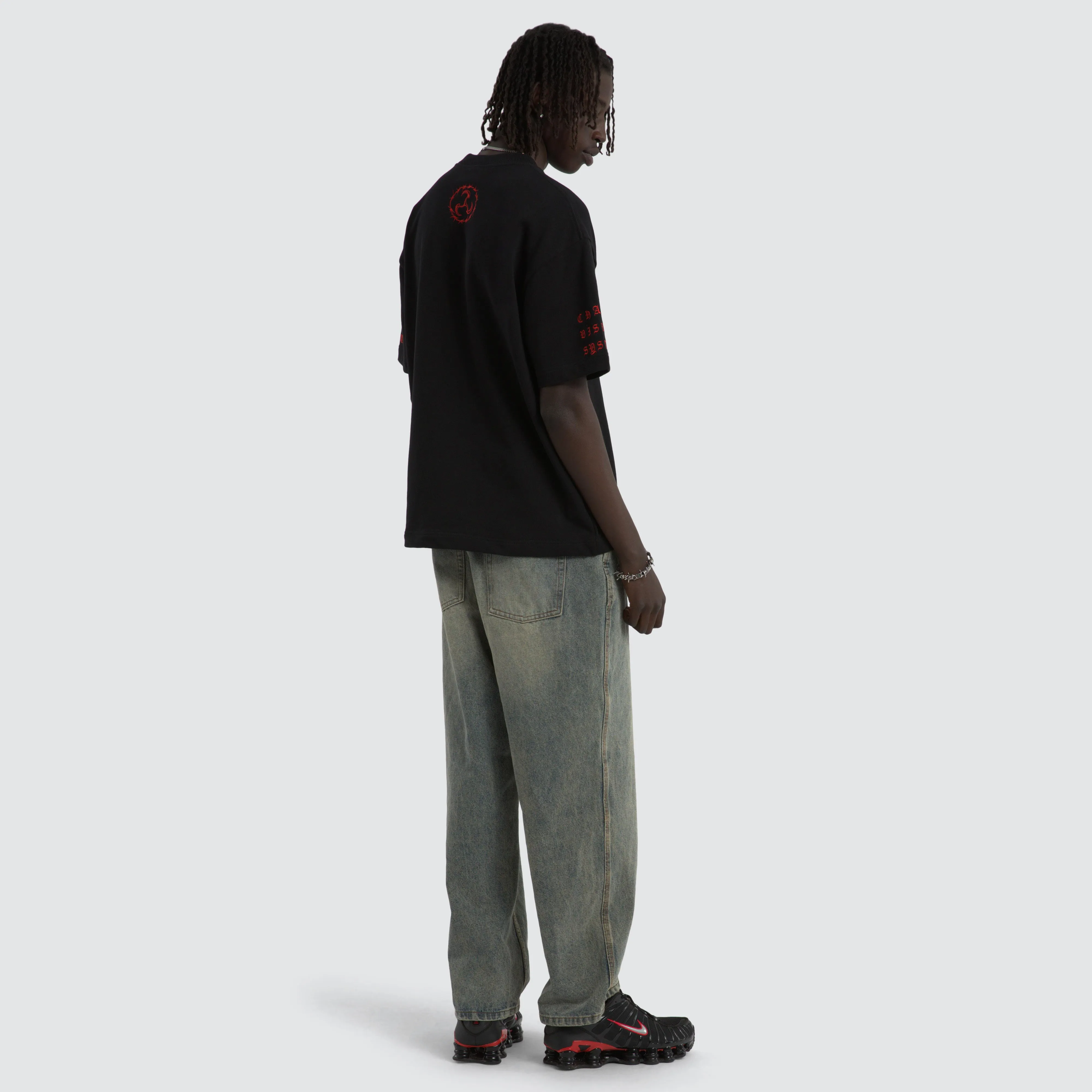 Burner Loopback Street Tee Jet Black