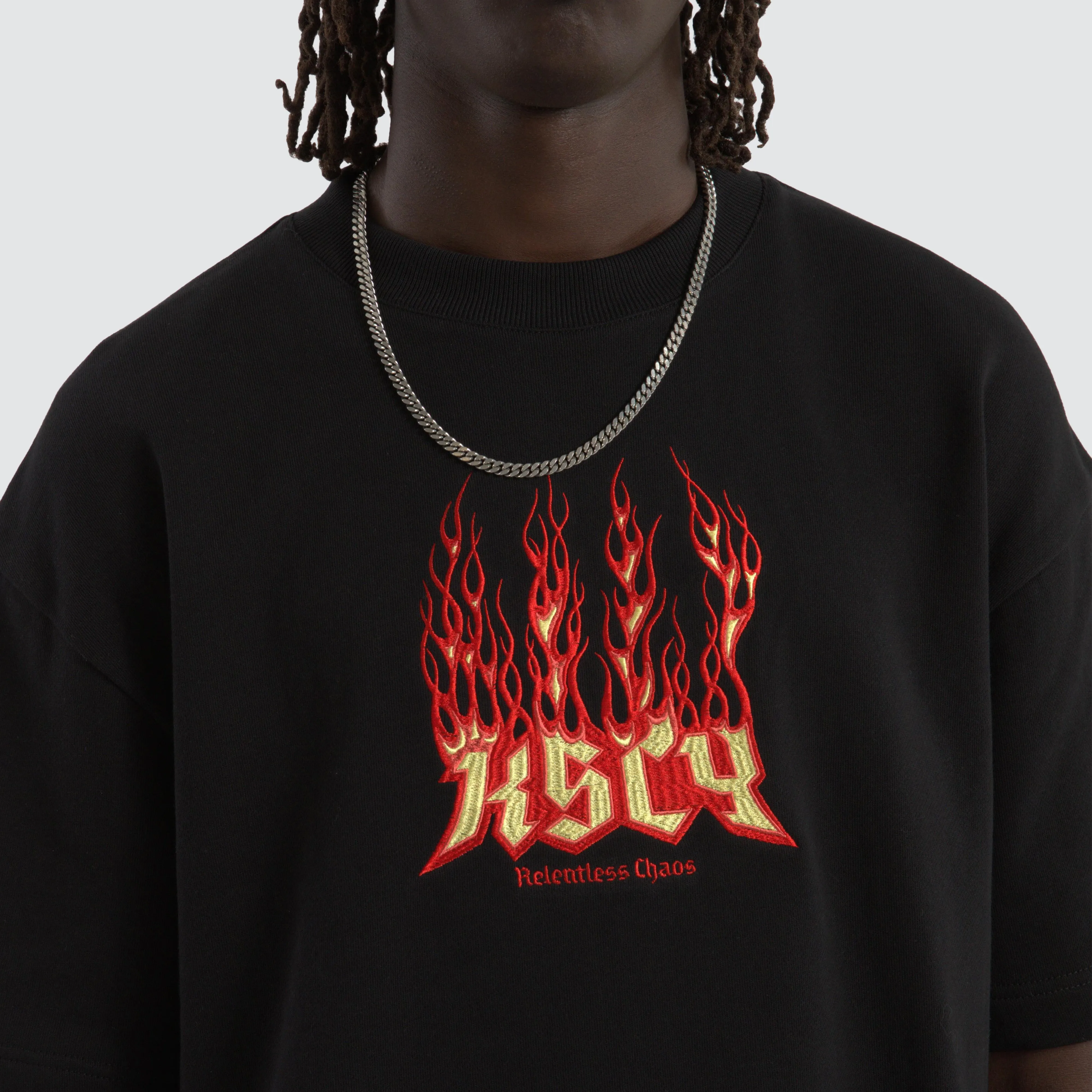 Burner Loopback Street Tee Jet Black