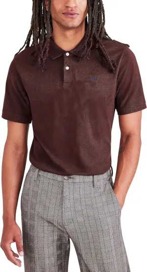 DOCKERS Mens Slim Fit Short Sleeve Polo