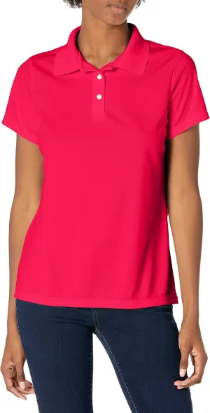 Hanes womens Sport Cool Dri Performance Polo Shirt, Deep Red, 3X-Large US