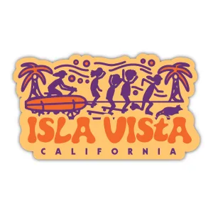 Isla Vista Groovy Street Sticker