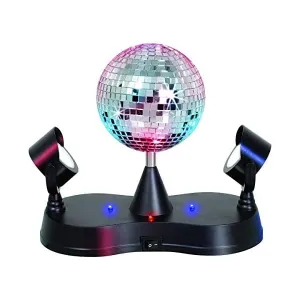 Kicko Disco Light Multi Colored Led Revolving Strobe Light Ball for Stage Lights
