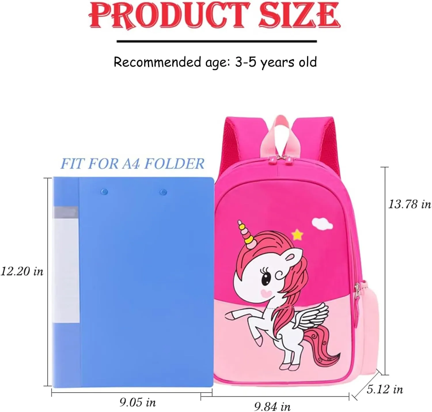 Kids Preschool Kindergarten Backpack Lightweight Cool Cute Cartoon Travel Backpack With Lunch Bag For Boys Girls