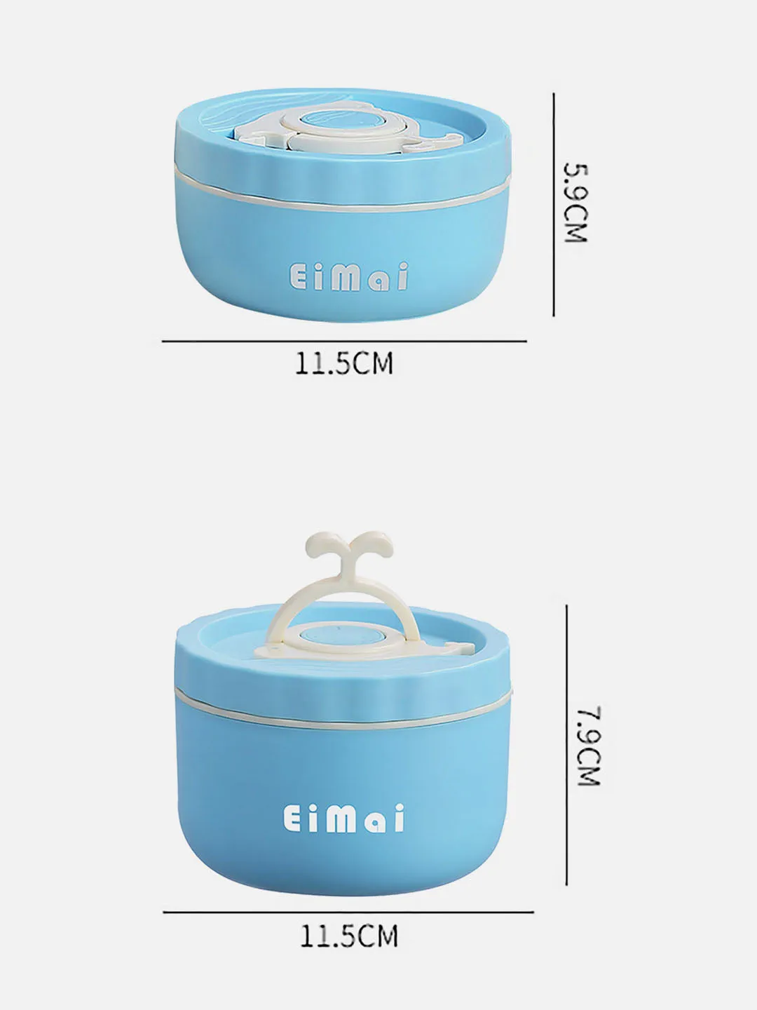 Little Surprise Box Lunch Box with cover plus one free small stainless steel Lunch Box