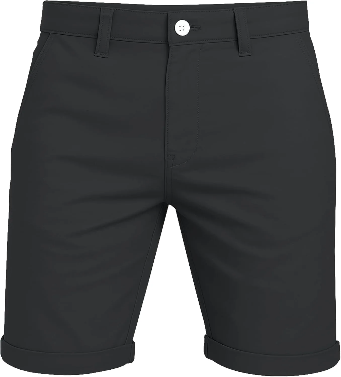 Mens Chino Shorts Casual Cargo Combat Flat Front 100% Cotton Half Pant
