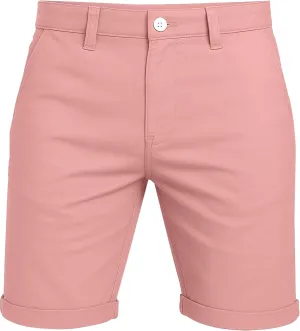 Mens Chino Shorts Casual Cargo Combat Flat Front 100% Cotton Half Pant