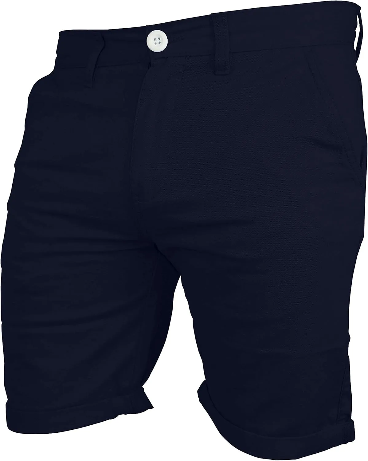 Mens Chino Shorts Casual Cargo Combat Flat Front 100% Cotton Half Pant