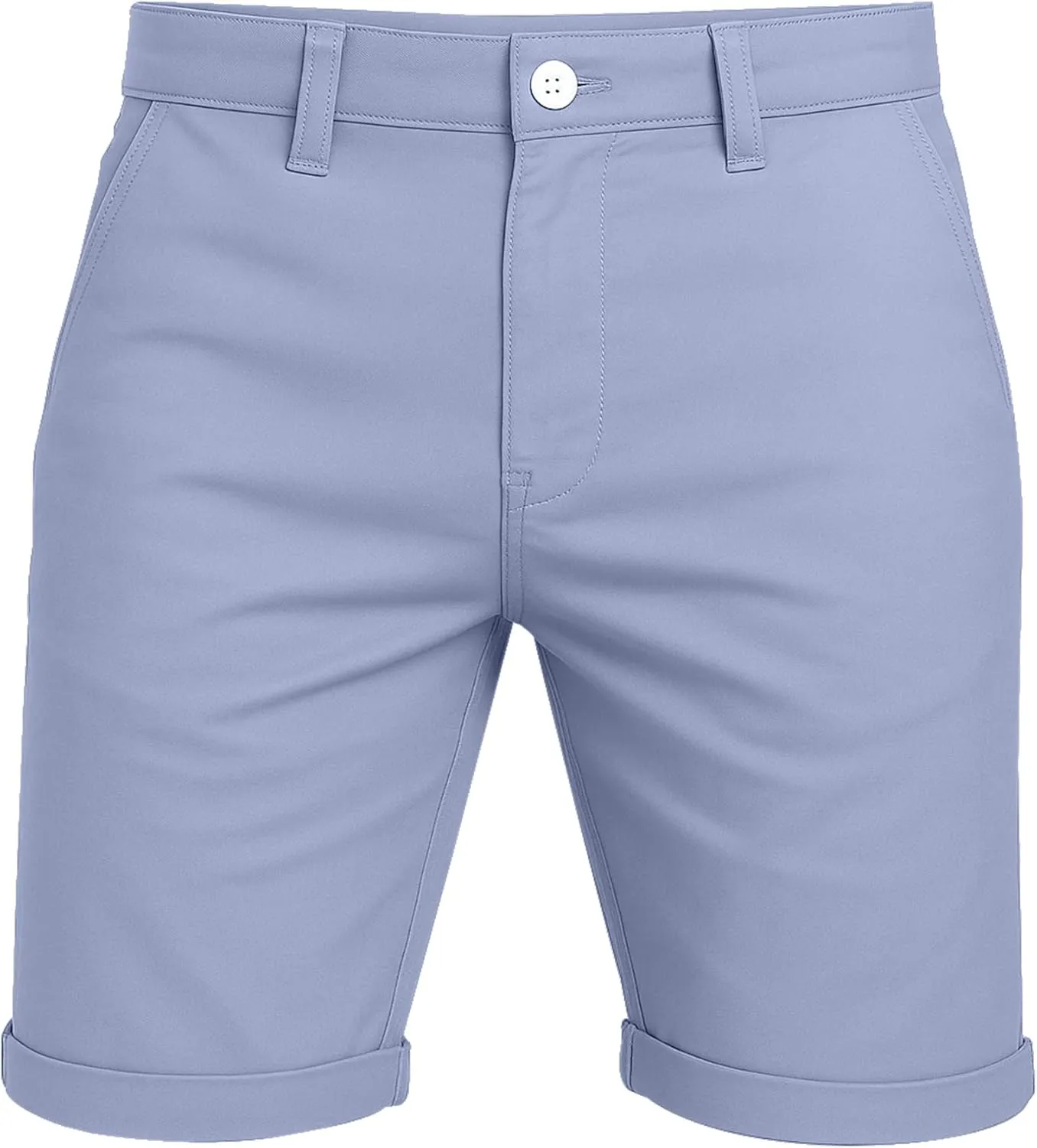 Mens Chino Shorts Casual Cargo Combat Flat Front 100% Cotton Half Pant