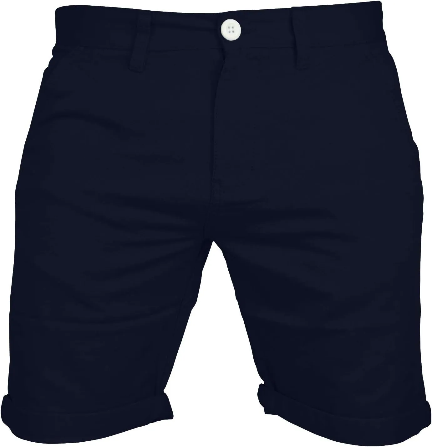 Mens Chino Shorts Casual Cargo Combat Flat Front 100% Cotton Half Pant