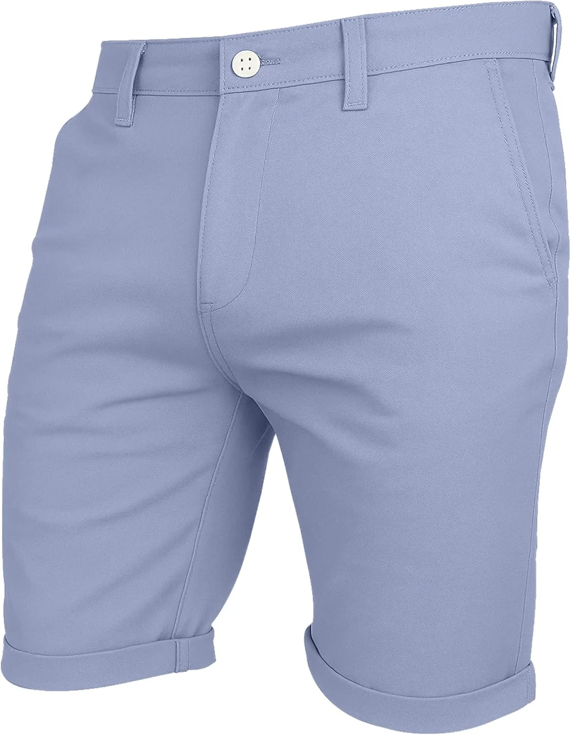 Mens Chino Shorts Casual Cargo Combat Flat Front 100% Cotton Half Pant