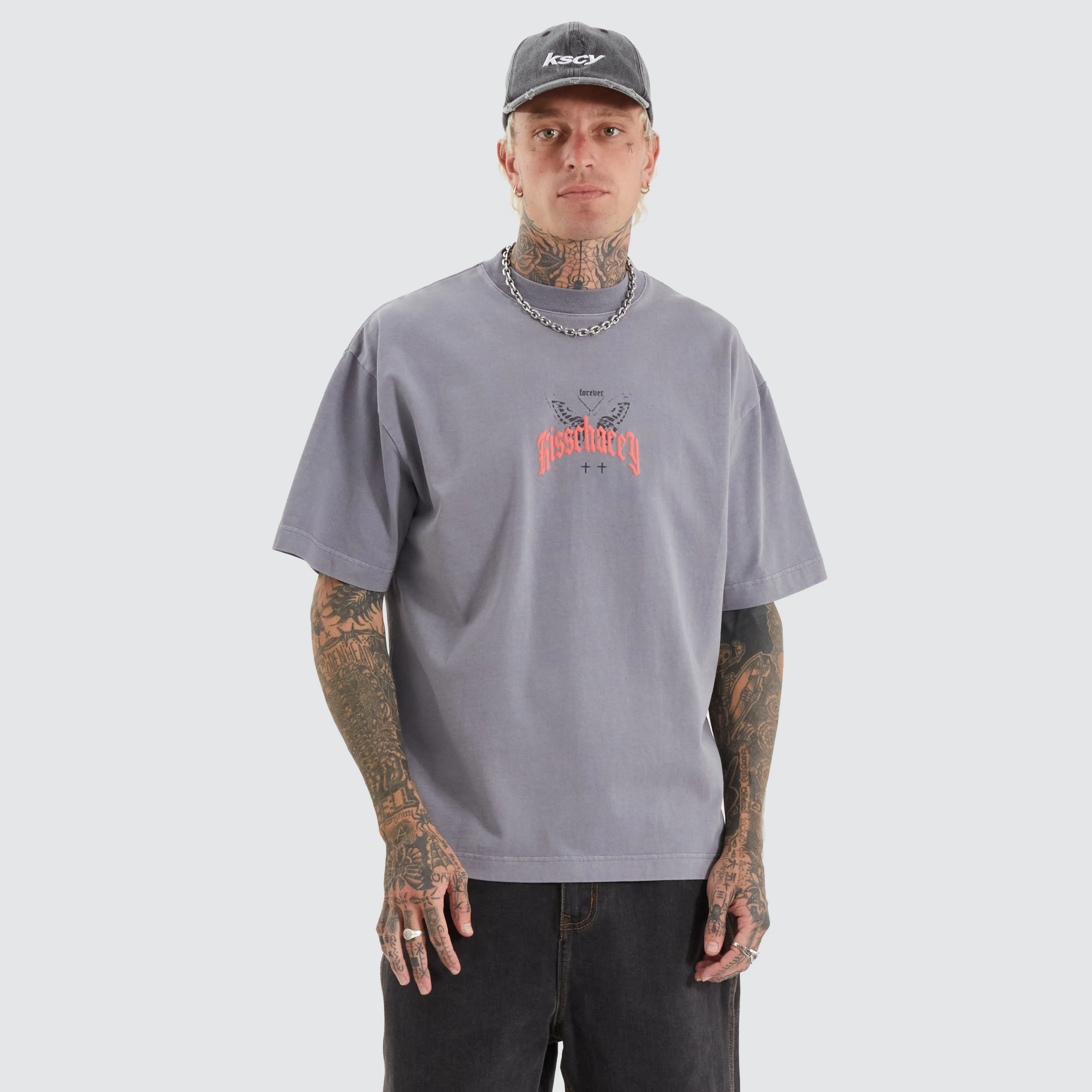 Morris Street Tee Pigment Sky Rocket
