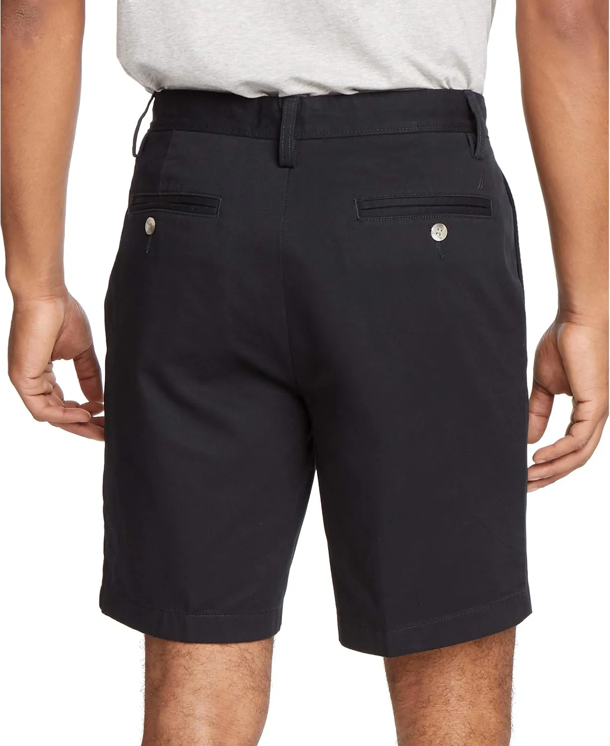 Nautica Men's Cotton Twill Flat Front Chino Short