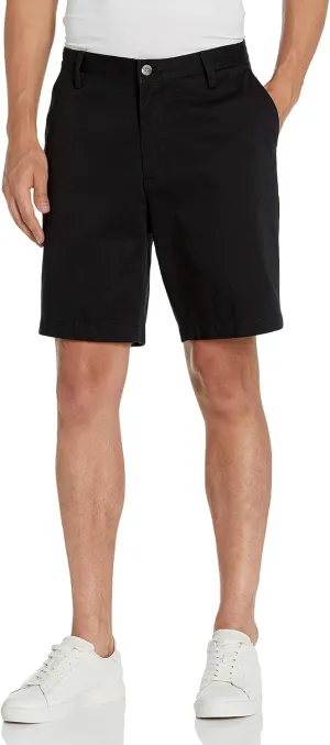 Nautica Men's Cotton Twill Flat Front Chino Short