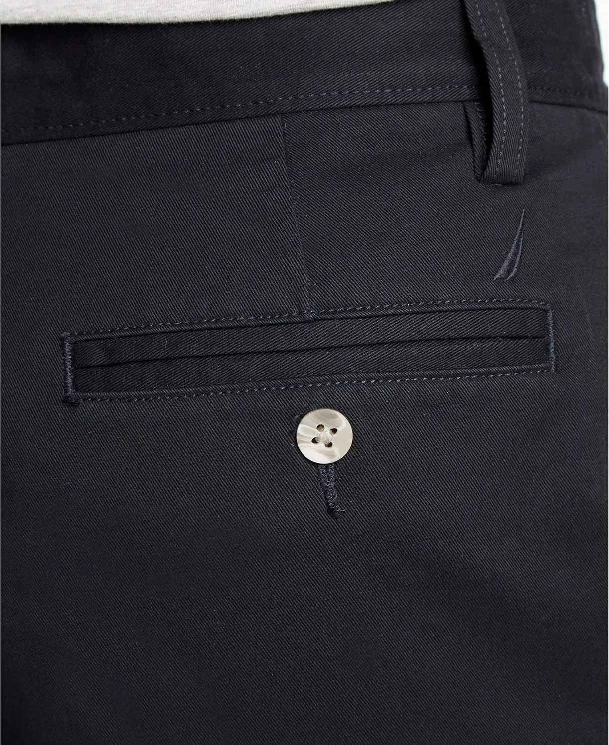 Nautica Men's Cotton Twill Flat Front Chino Short