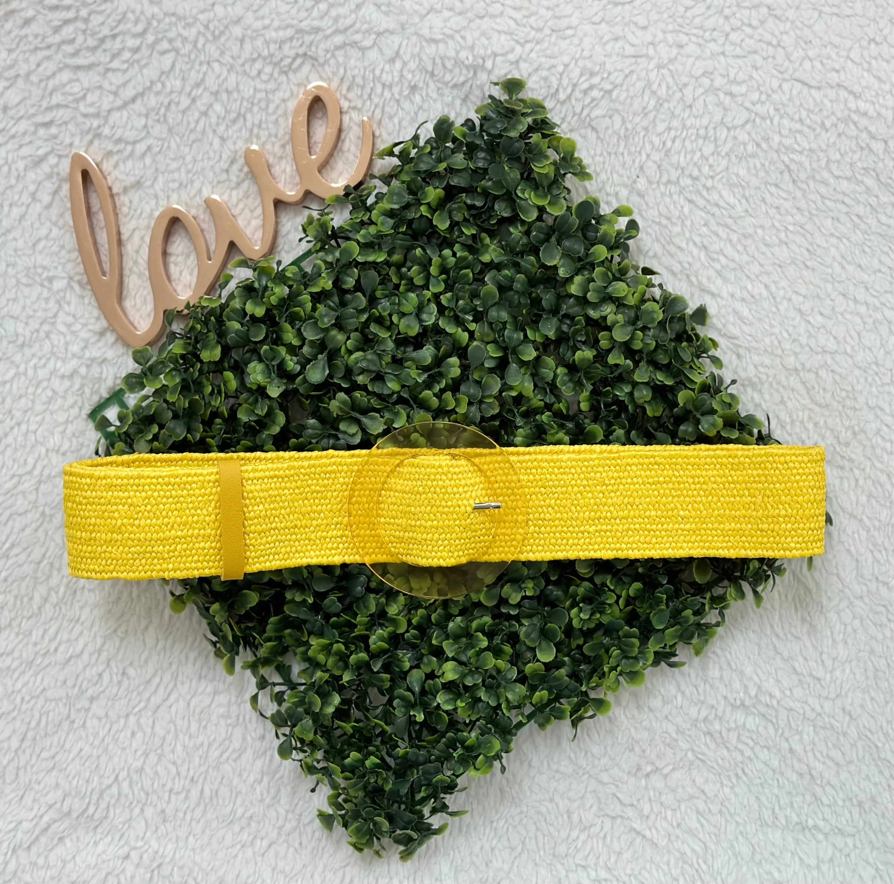 Plus Yellow Boho Strap