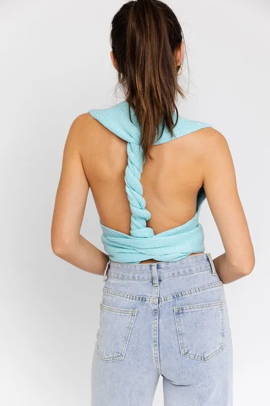 Racheal Multi-Tie Convertible Sweater Tank