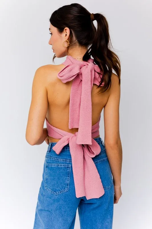 Racheal Multi-Tie Convertible Sweater Tank