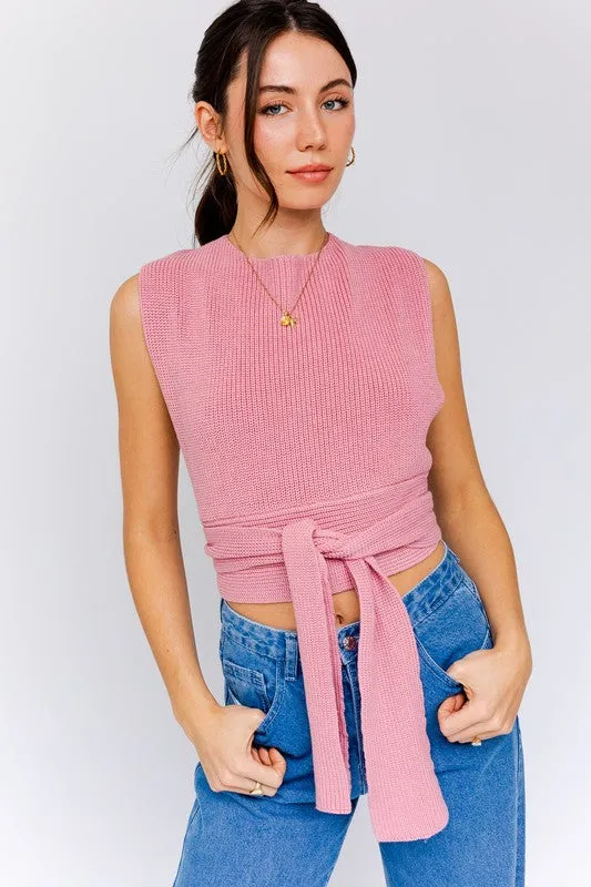 Racheal Multi-Tie Convertible Sweater Tank