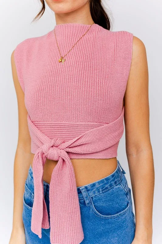 Racheal Multi-Tie Convertible Sweater Tank