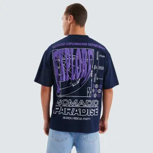 Radar Street Tee Navy Blue