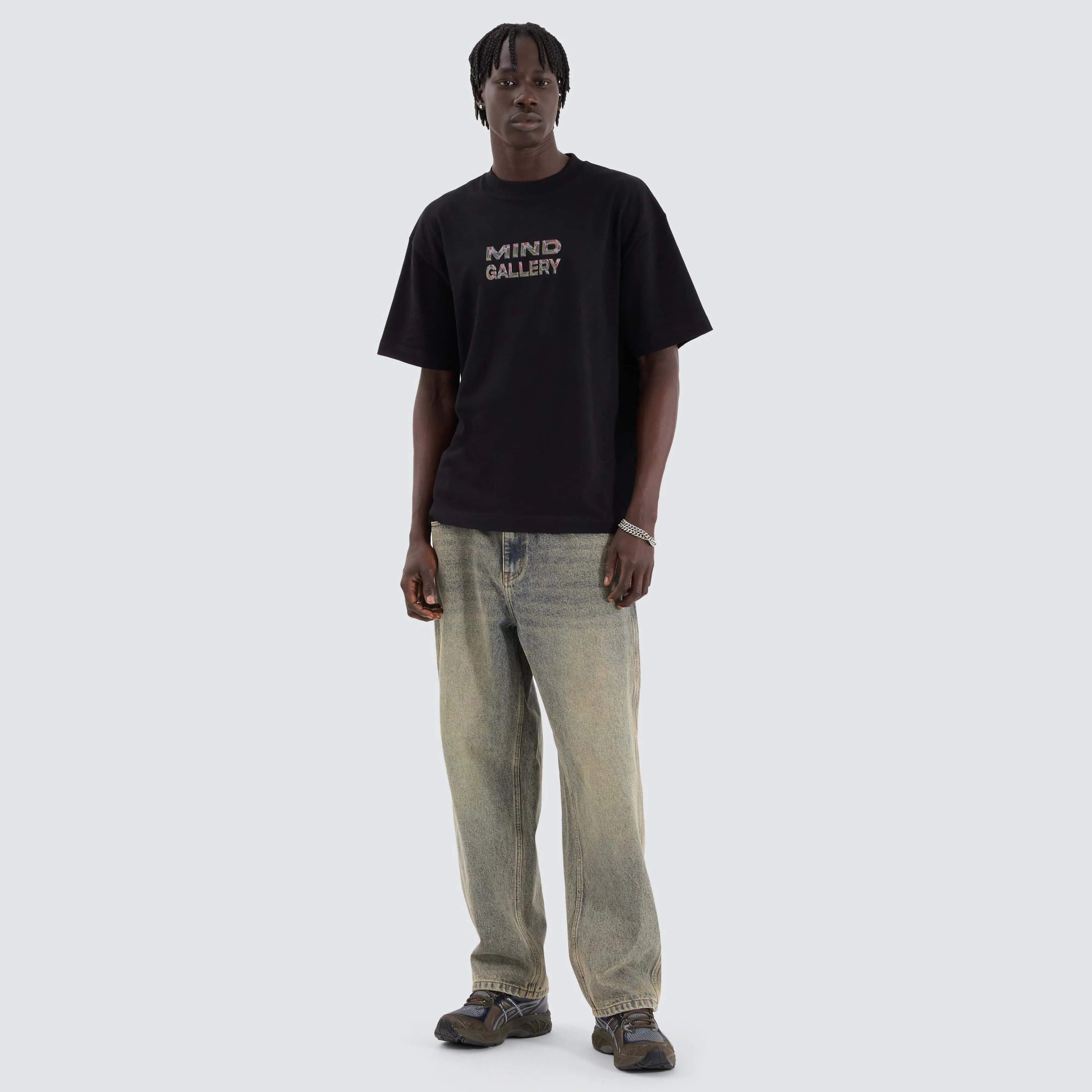 Rave Street Tee Jet Black