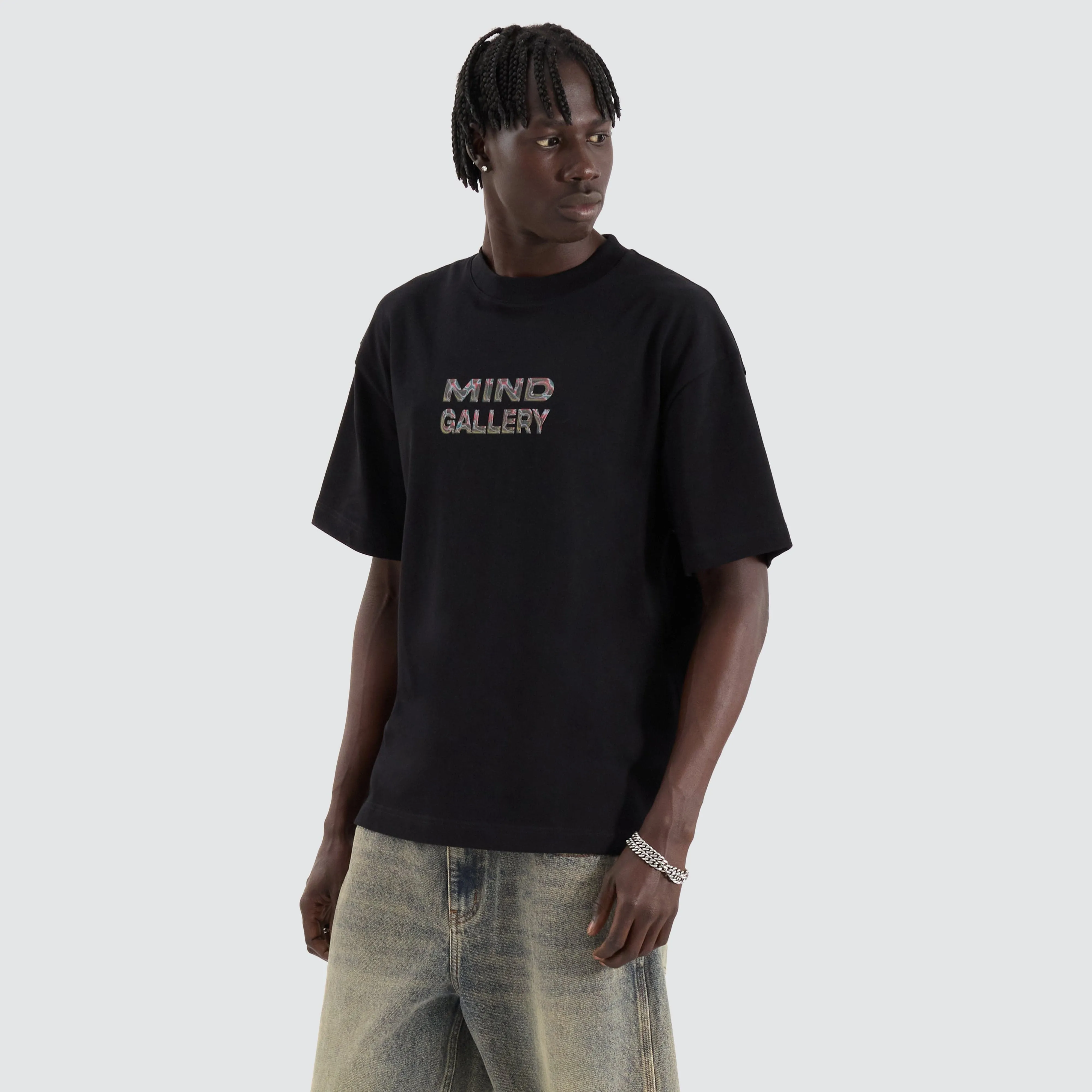Rave Street Tee Jet Black
