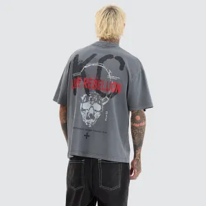 Rebel Street Tee Pigment Charcoal