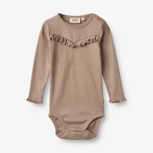 Rib Body Elise | Baby - soft brown