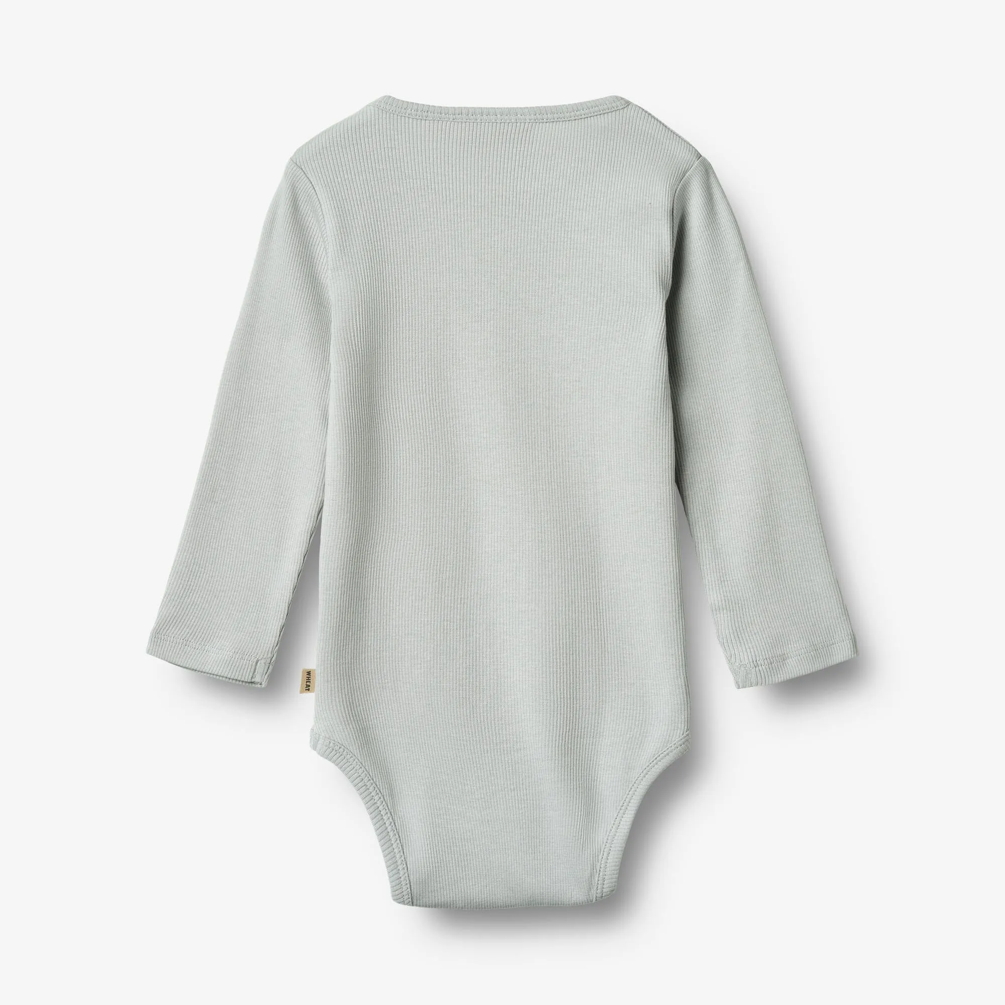 Rib Body L/S Spencer - soft blue
