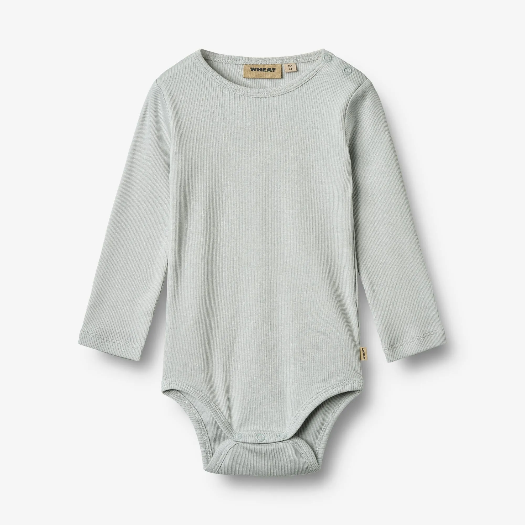 Rib Body L/S Spencer - soft blue
