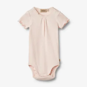 Rib Body S/S Edna | Baby - soft rose