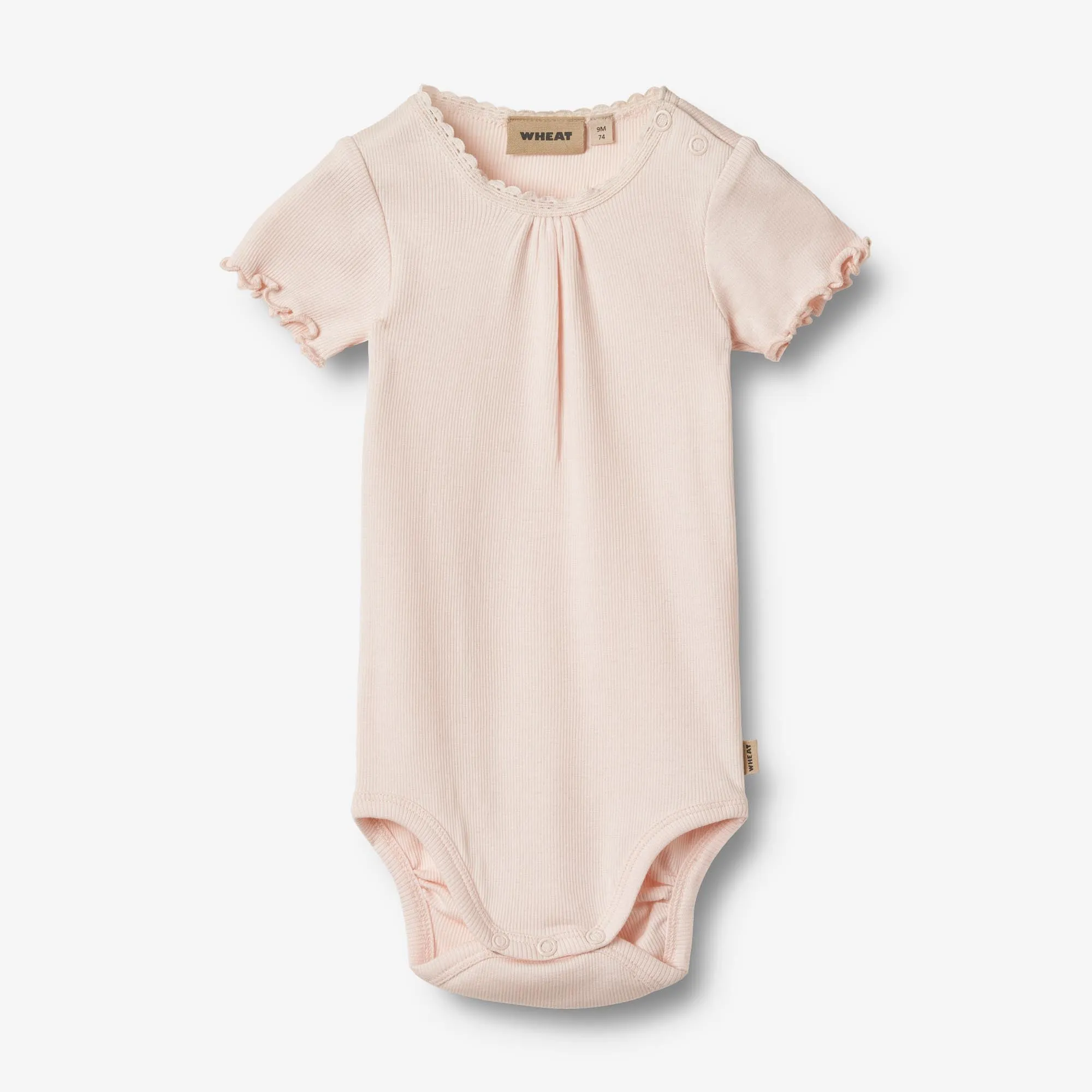 Rib Body S/S Edna | Baby - soft rose