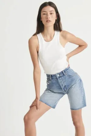 ROLLA'S CLASSIC CUTOFF SHORTS - BACK STREET BLUE