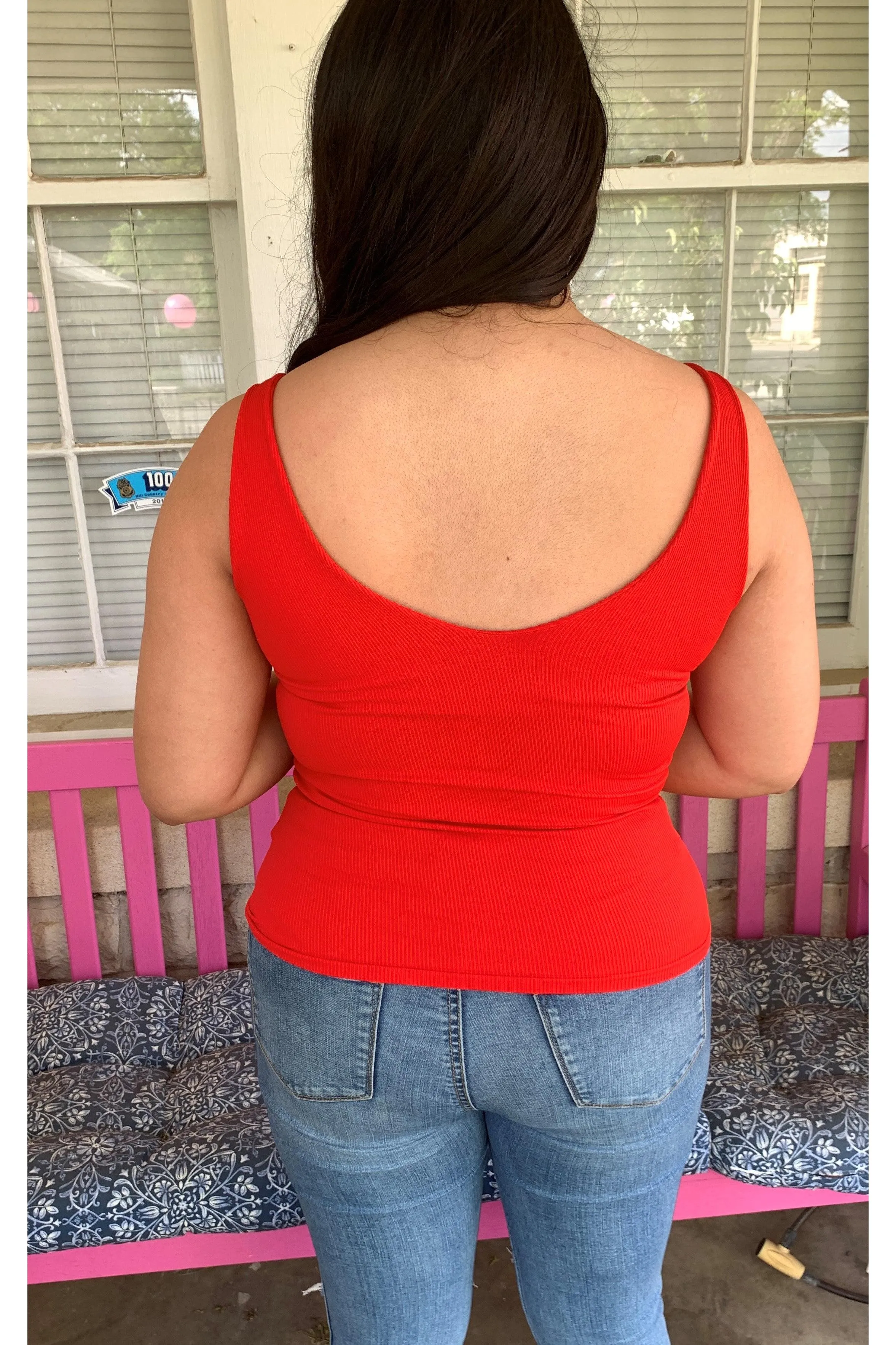 Scala Seamless Double V Neck With Built In Bra In Shanghai
