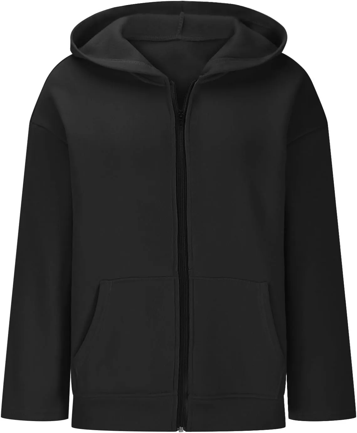 Shacket Womens Tops Long Sleeve Zip Up Jacket Shirts Dressy Casual Loose Fit Sweatshirt Girls Fashion Daily Hoodie