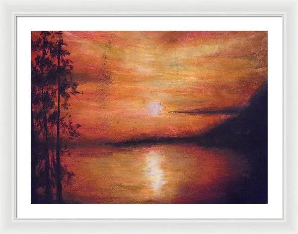 Sunset Addict - Framed Print