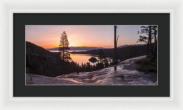 Tangerine Sunrise - Framed Print