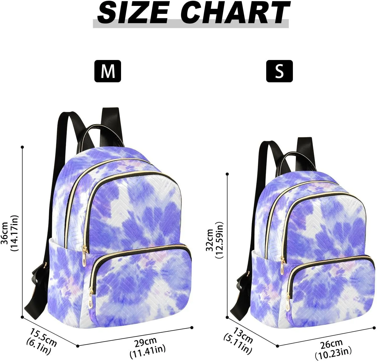 Tie Dye Mini Backpack for Women, Travel Backpack Purse Daypack Shoulder Bag for Ladies