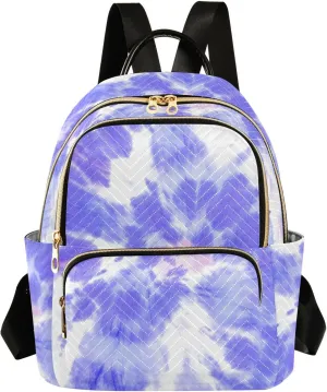 Tie Dye Mini Backpack for Women, Travel Backpack Purse Daypack Shoulder Bag for Ladies