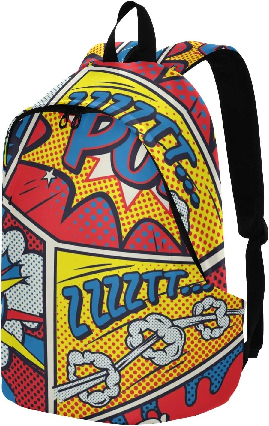 Travel Backpack for Women Laptop Bag Work Fashion Design Daypack Retro Art Comics Large Lightweight Outdoor Casual