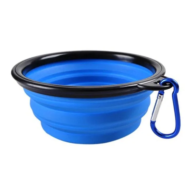Travel Silicone Bowl Portable Foldable Collapsible Pet Bowl