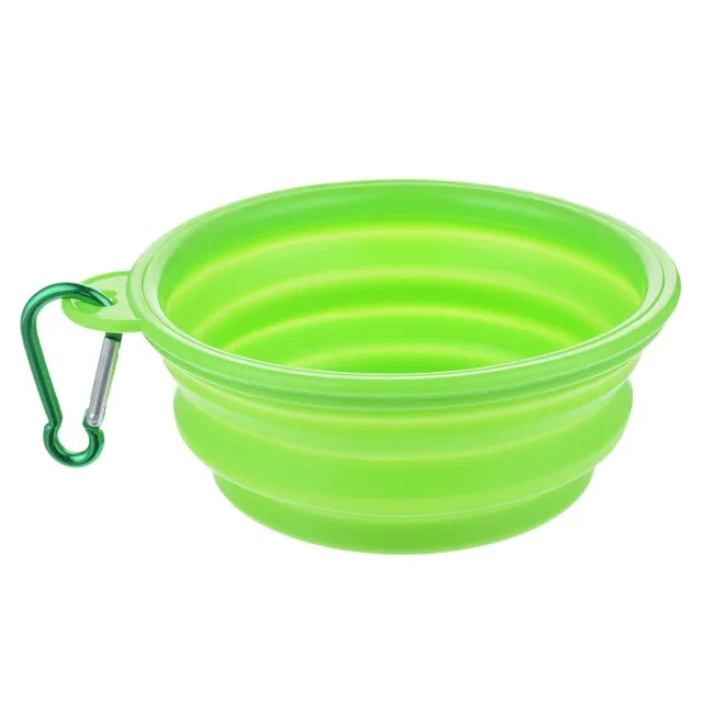 Travel Silicone Bowl Portable Foldable Collapsible Pet Bowl