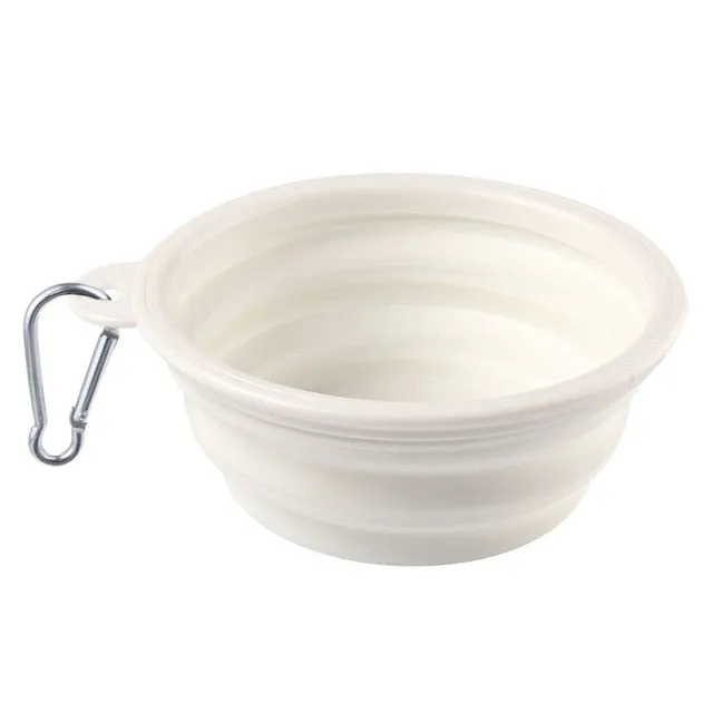 Travel Silicone Bowl Portable Foldable Collapsible Pet Bowl