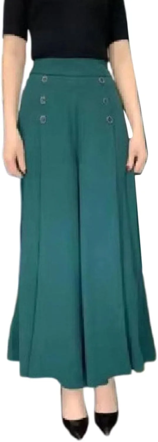 Wide Leg Pants for Women Spring Summer Work Pants Long Palazzo Pants High Waist Trousers