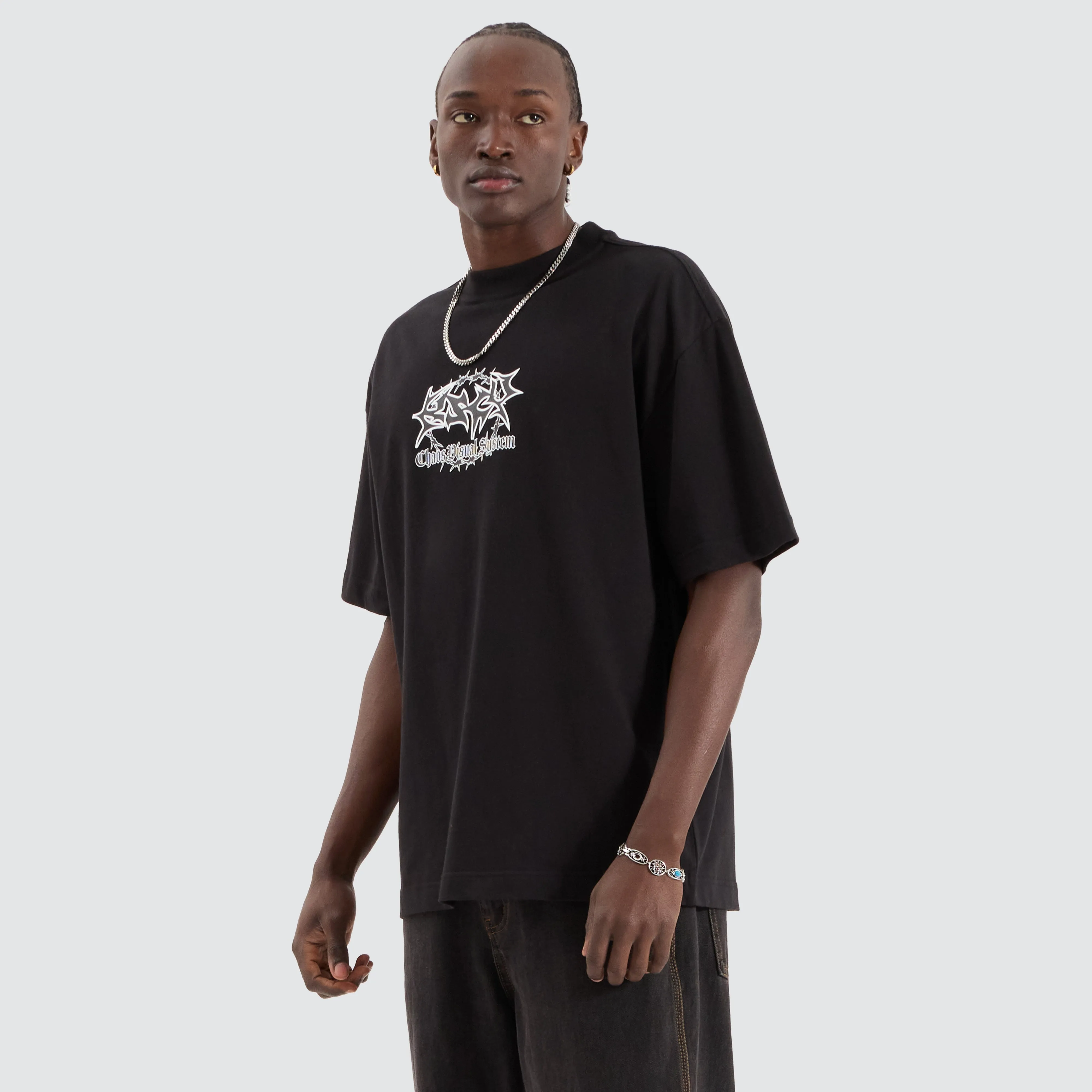 Wire Street Tee Jet Black